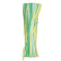 Edelbast matt 30 m, Multicolor gelb/blau