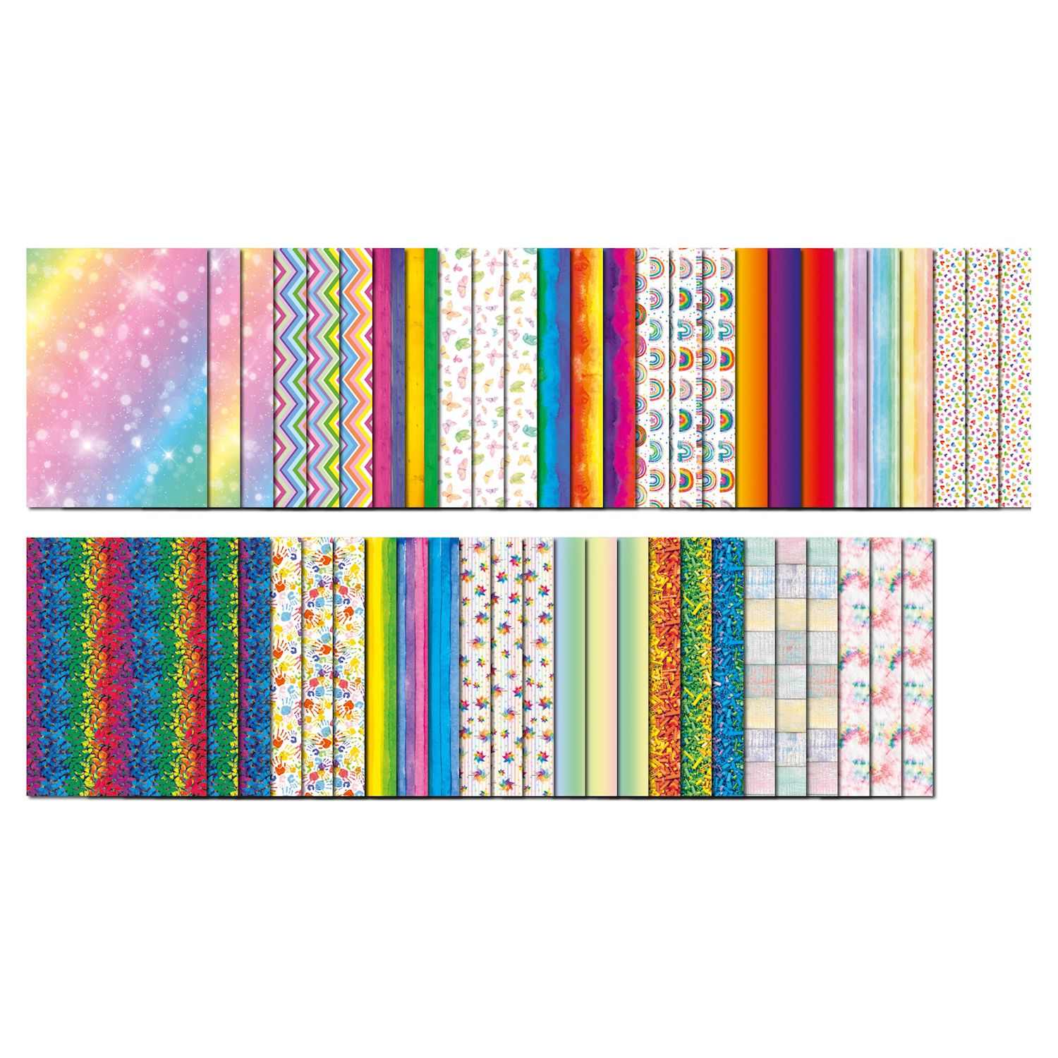 Rainbow Colours Papier