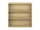 Pureo Regalschrank offen Furnier, mit 2 Einlegeböden, B 100 x H 100 x T 42 cm