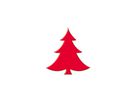 Motiv Locher klein, Tannenbaum