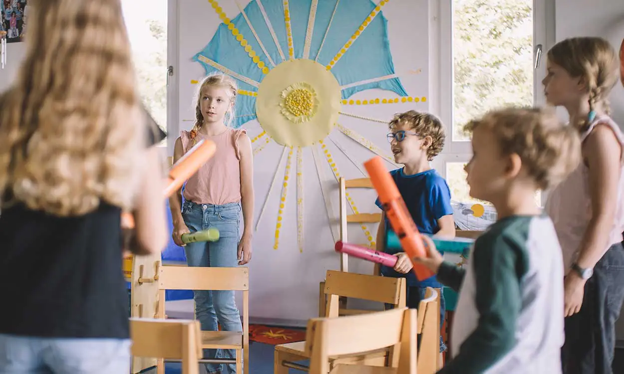 Bewegung im Klassenzimmer