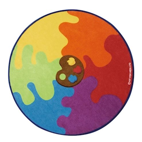 Teppich Farben, Ø 2 m