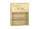 Pureo Türenschrank unten offen, Furnier
mit 2 Einlegeböden
B 100 x H 125 x T 42 cm