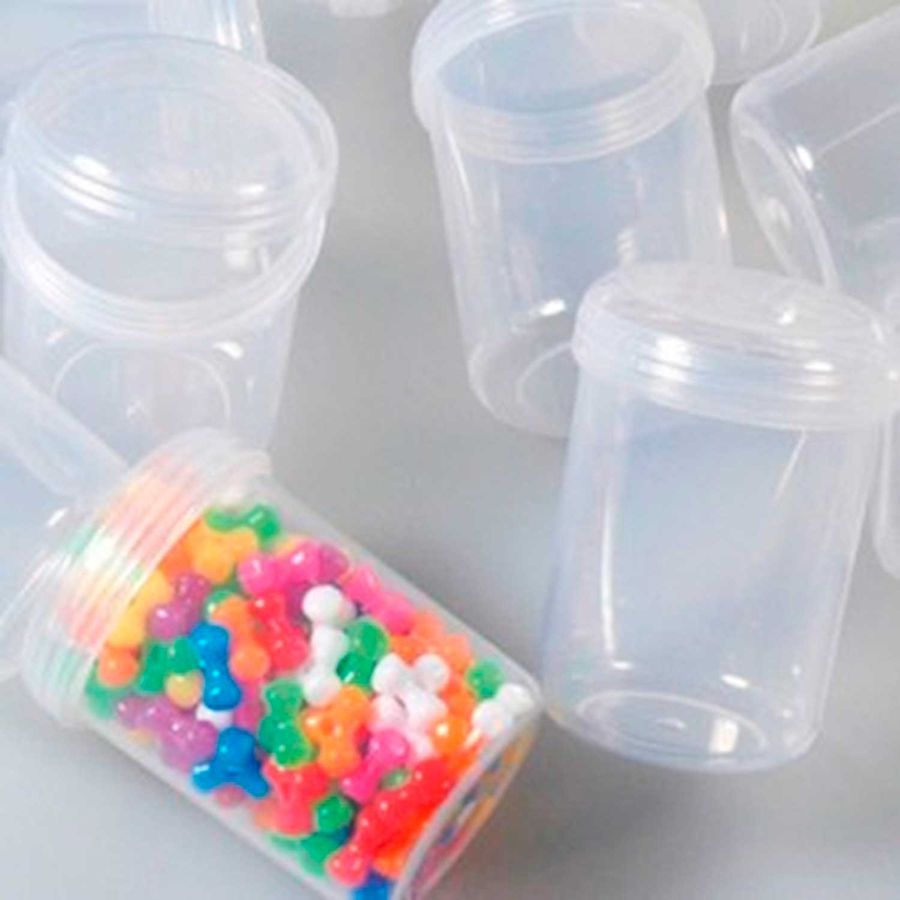 Dosen mit Schraubdeckel, 9 Stk