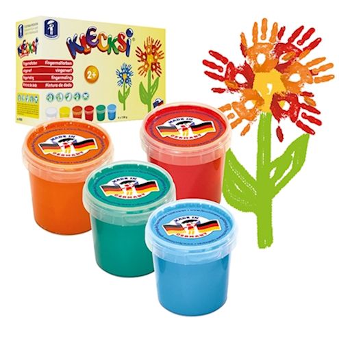 Fingermalfarben-Set Klecksi 6 x 150 g