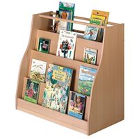 Wendebibliothek mit 4 Rollen, B 100 x H 91 x T 48 cm