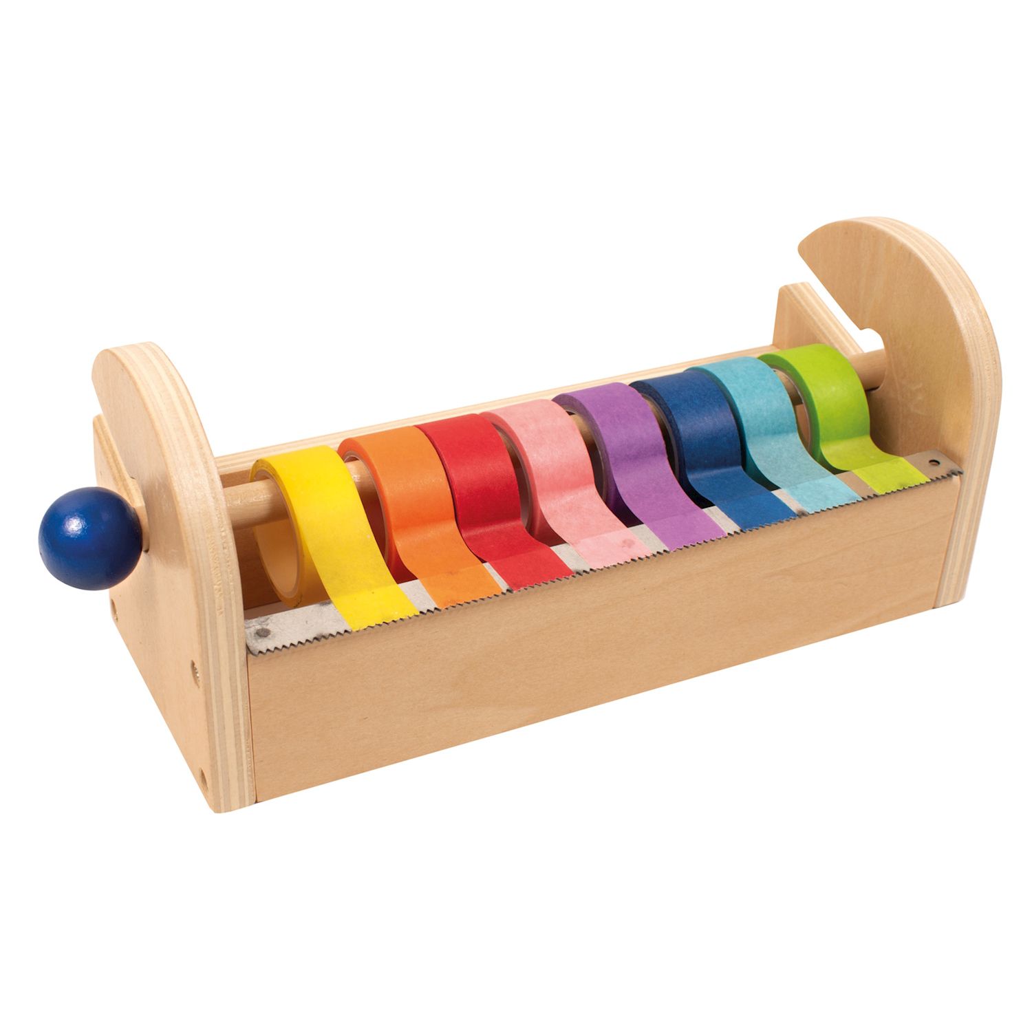 Klebebandabroller aus Holz