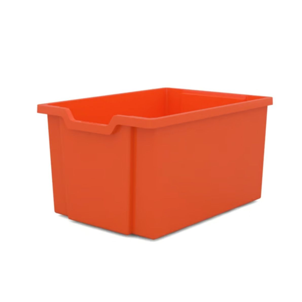 Materialbox mittel-gross orange, Höhe 22,5 cm