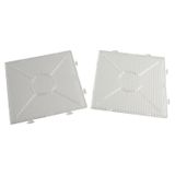 200.003.700 - Steckplatte Quadrat 15x15 cm, transparent