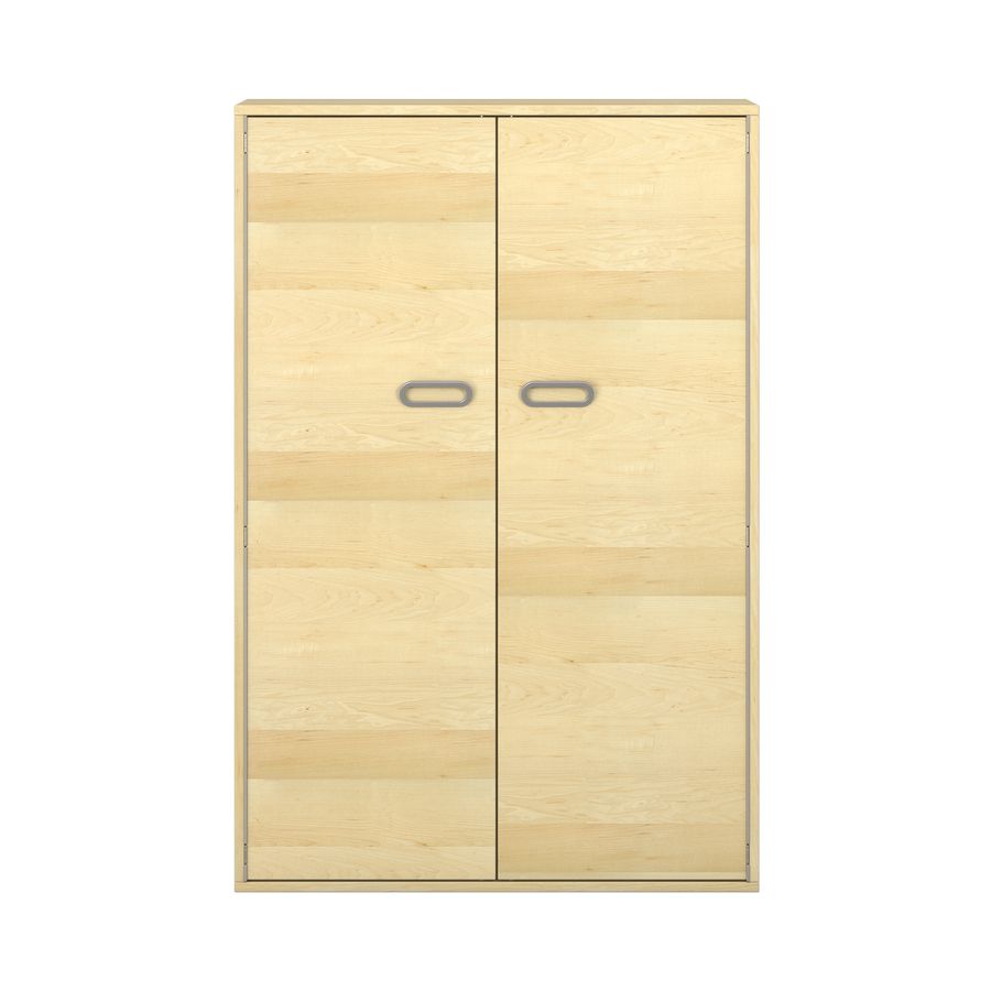 Pureo Doppeltürenschrank Furnier, B 100 x H 150 x T 42 cm