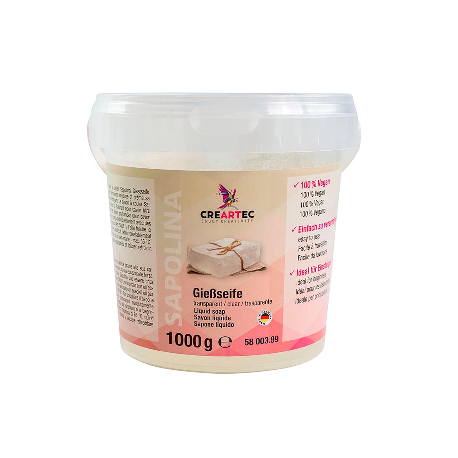 Seife transparent, 1kg