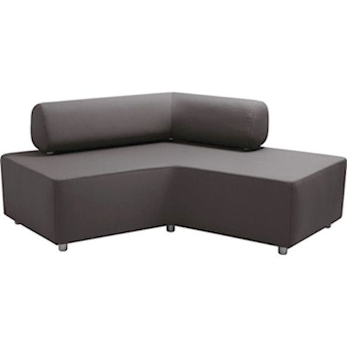 Sofa Bumerang mit Stoffbezug, B 200 x H 75 x T 116 cm, Sitzhöhe 42 cm