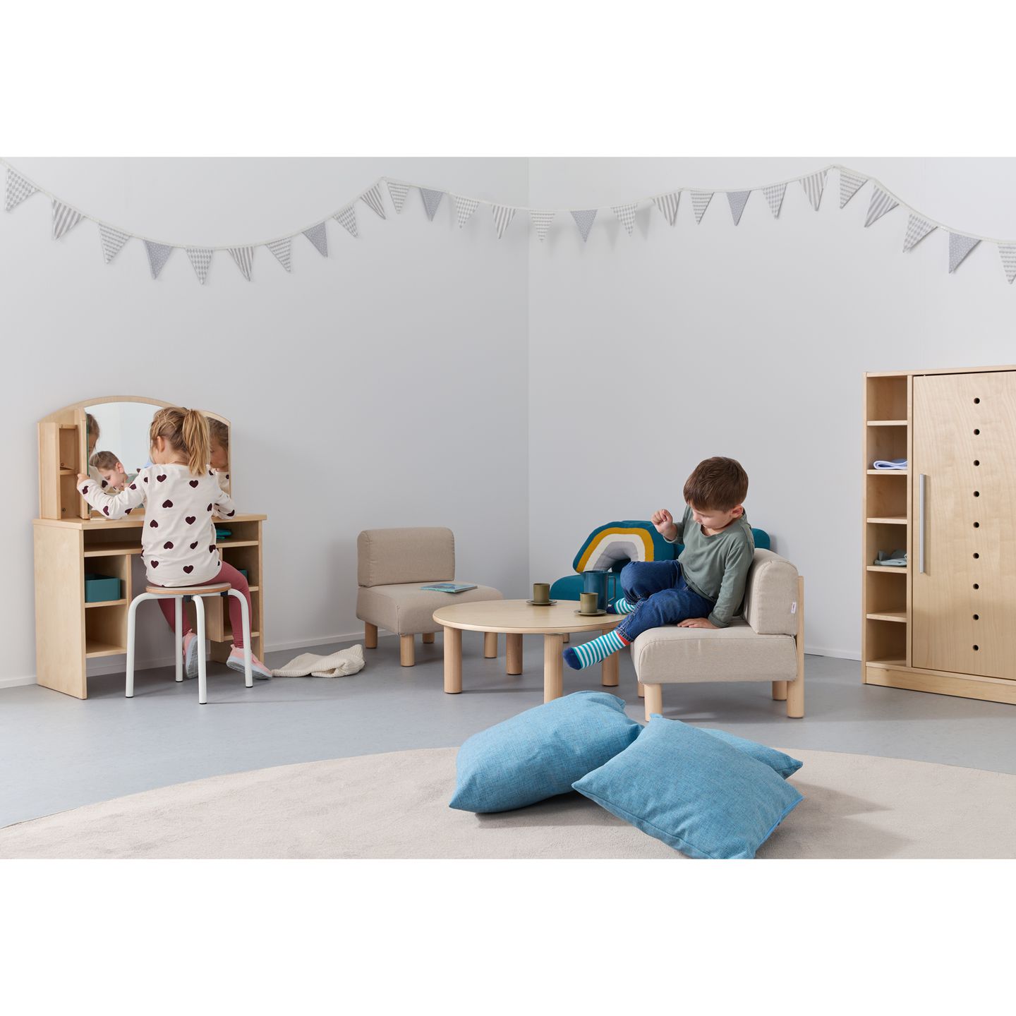 Sessel Lara & Nuka, Sitzhöhe 25 cm