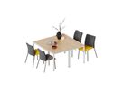 Rechtecktisch, B 200 x H 72 x T 100 cm, Melaminharz-Belag