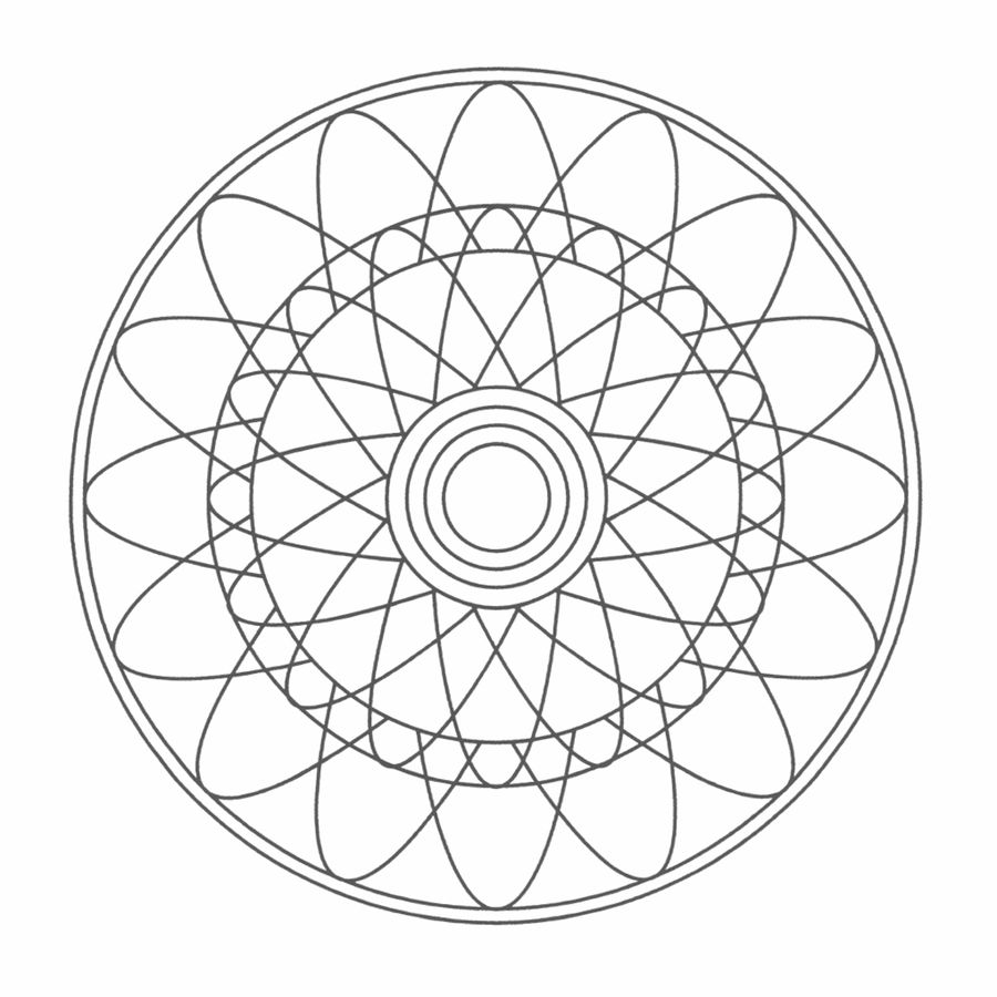 Mein dicker Mandala Malblock - Malen und Entspannen ab 4 Jahren