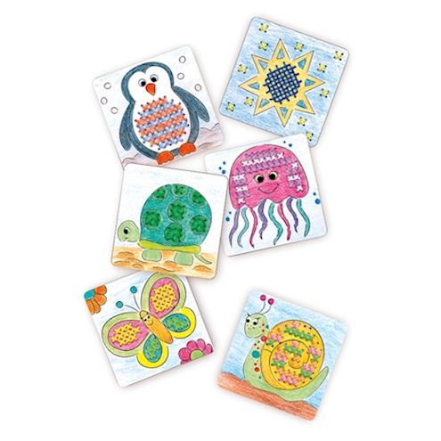 Kreuzstichvorlagen, 48 Karten