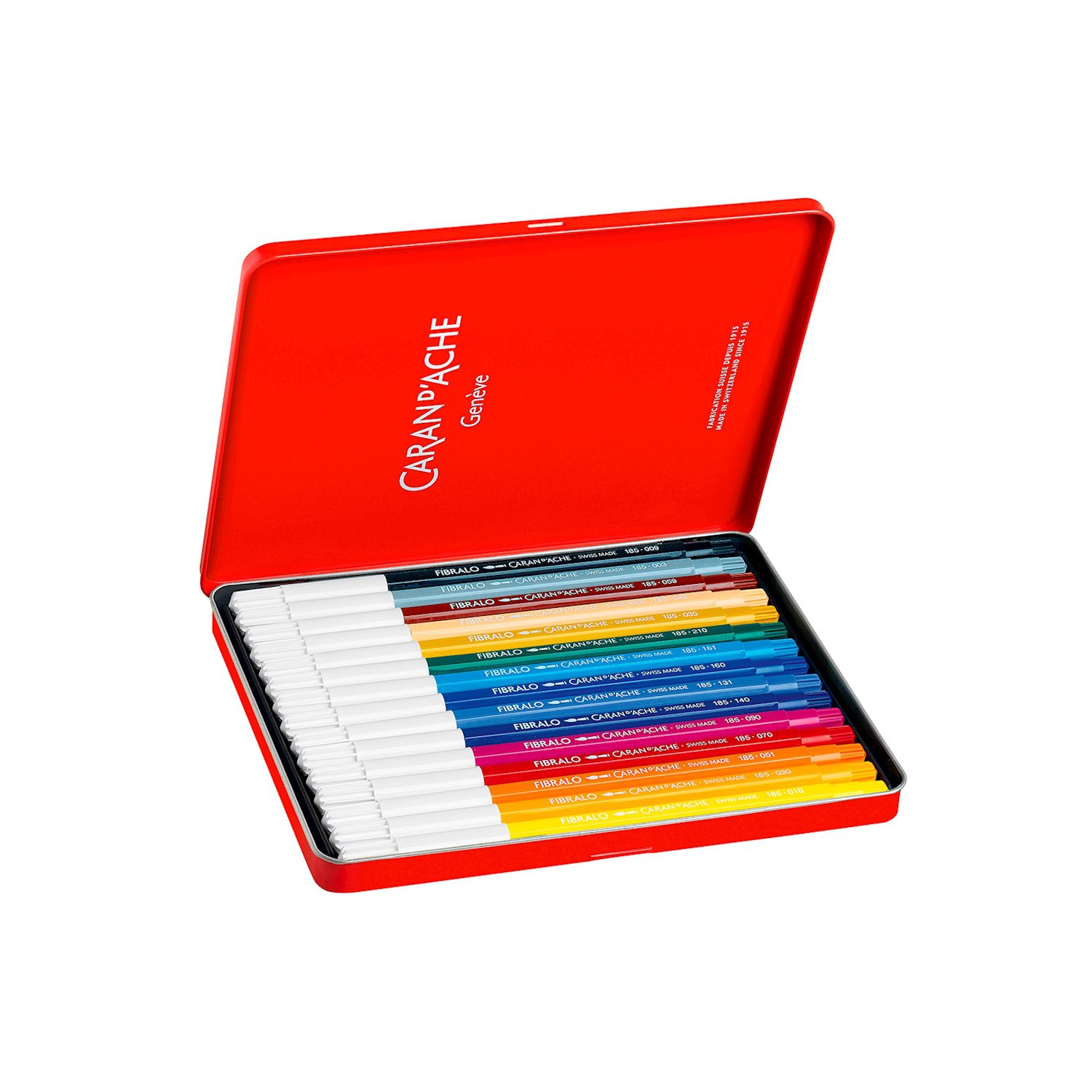 Fibralo medium Blechetui à 15 Farben assortiert