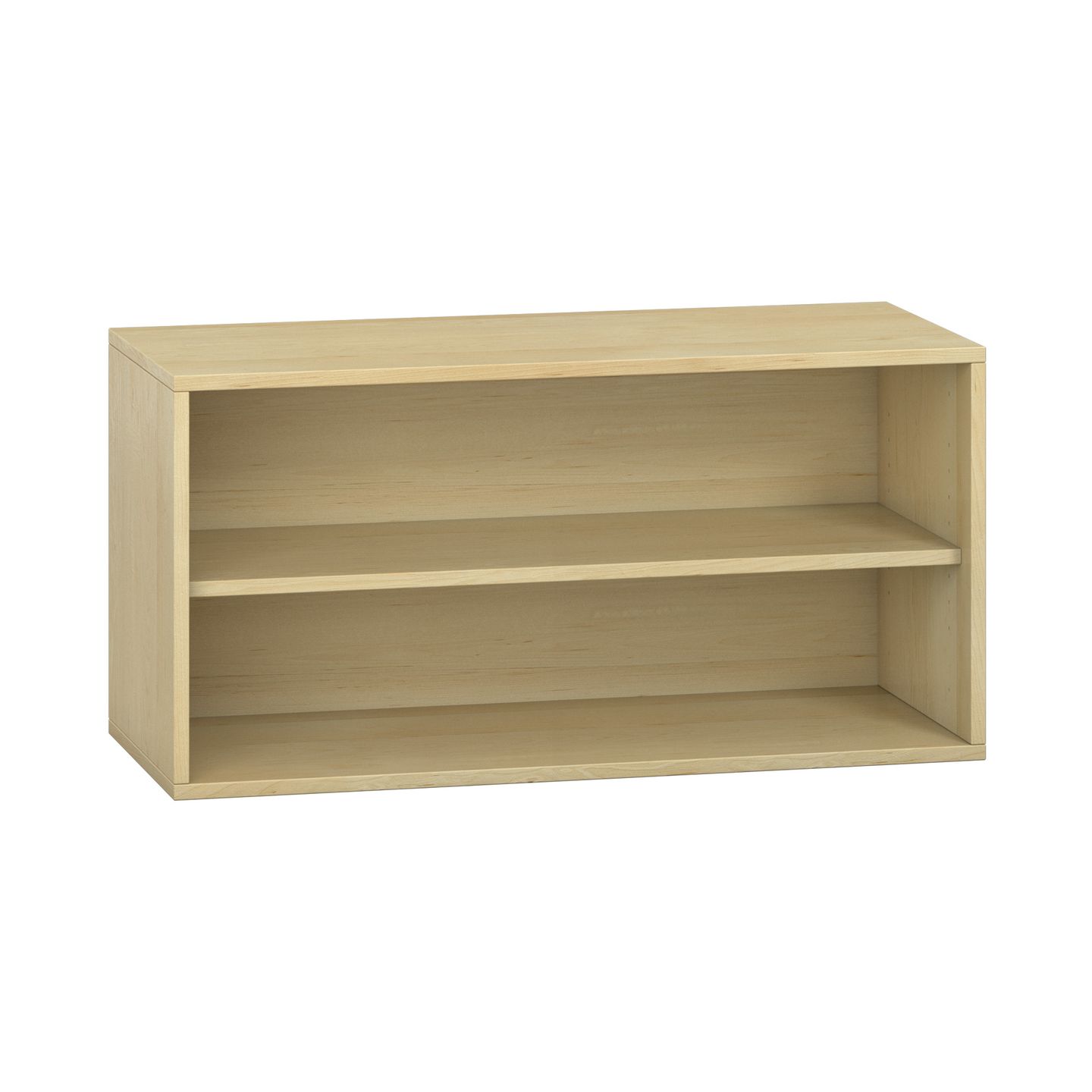 Pureo Hängeschrank offen Furnier
mit 1 Einlegeboden
B 100 x H 50 x T 42 cm