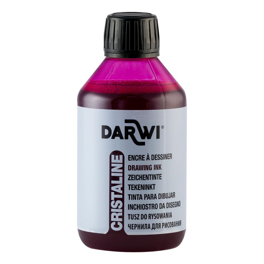 Cristaline Zeichentinte 250 ml magenta