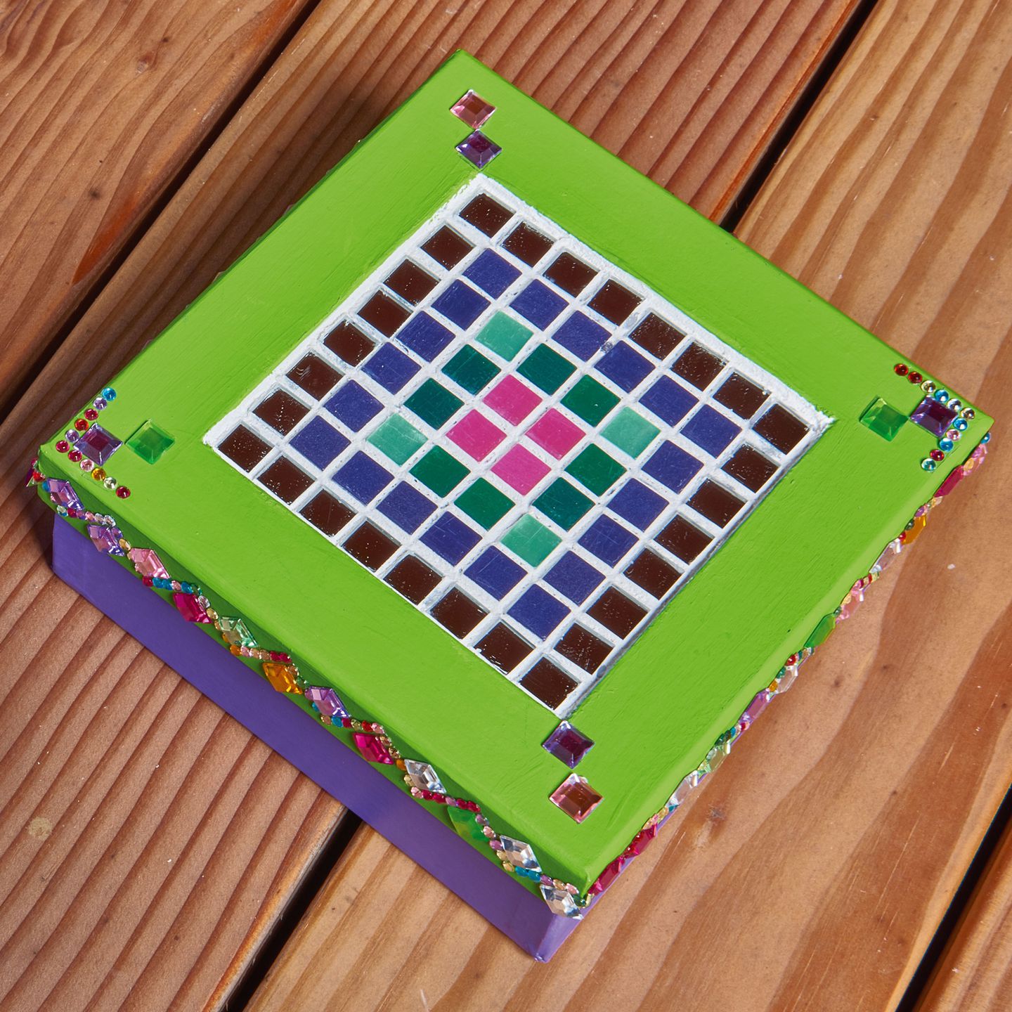 Passepartout-Pappdose 11 x 11 x 5 cm