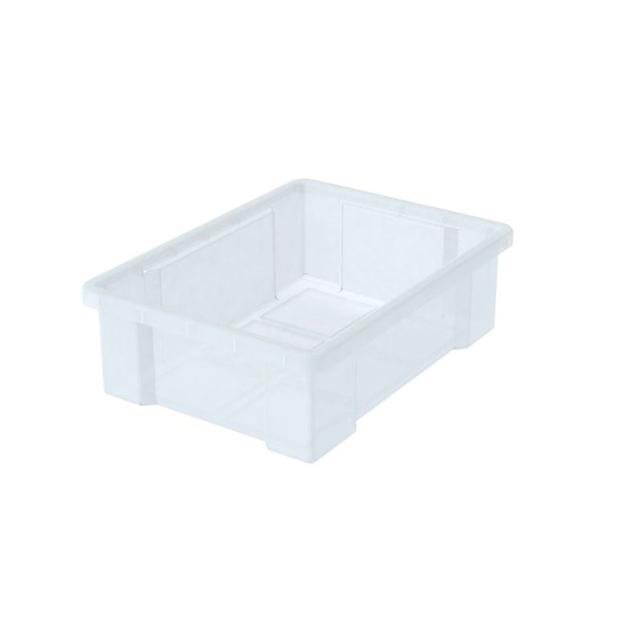 Aufbewahrungsbox transparent, 5 Stück, L 35 x B 26 x H 11 cm