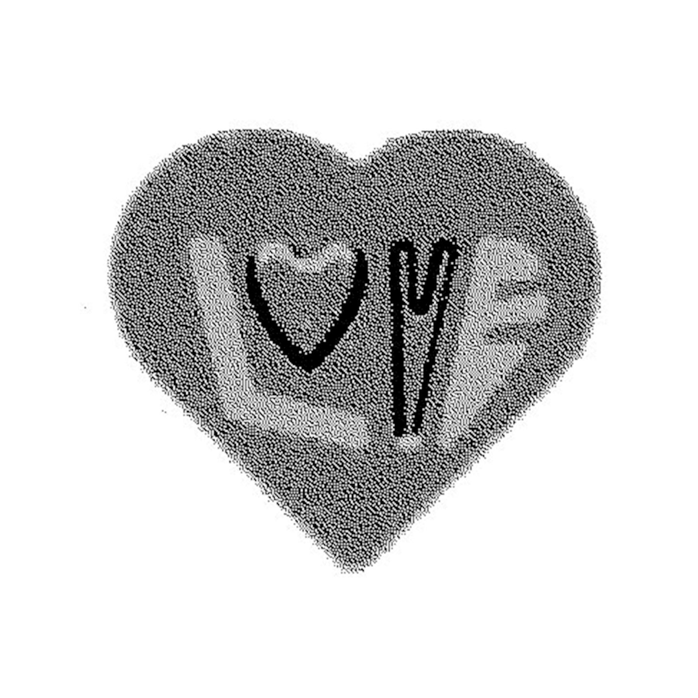 Prägeausstanzer Herz "LOVE"