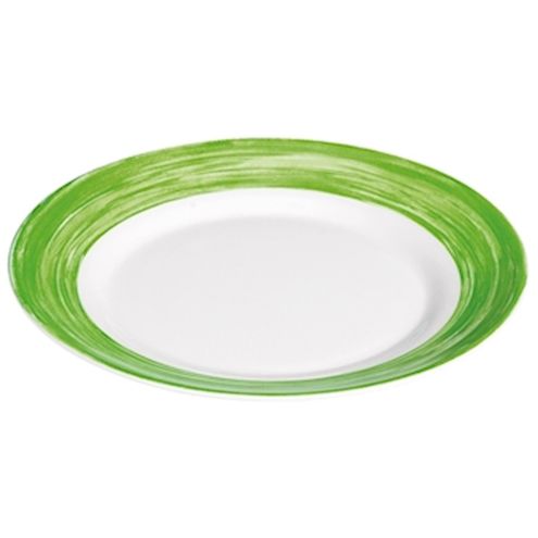 Flache Teller Brush green, Ø 25,4 cm, 6 Stück