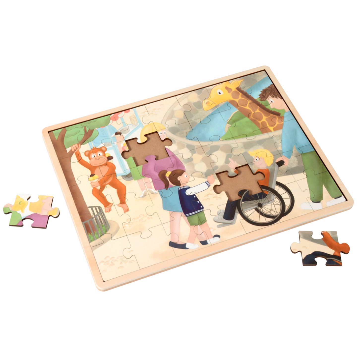 Toleranz-Puzzles Bunte Welt 6er-Set