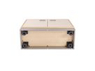 Pureo Doppeltürenschrank Furnier, B 100 x H 50 x T 42 cm