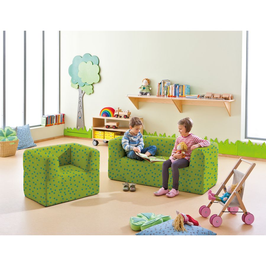 Kindergarten-Sessel mit Stoffbezug