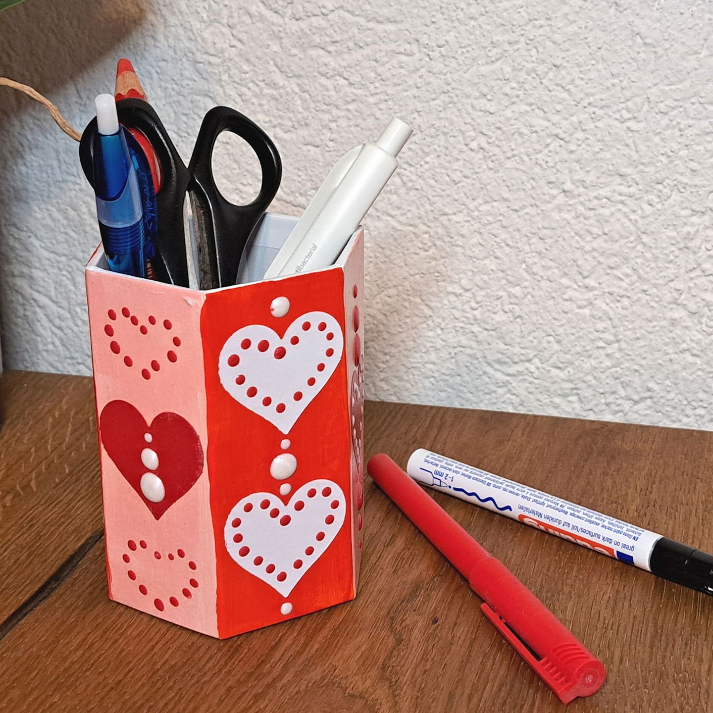 Stiftehalter mit Herz