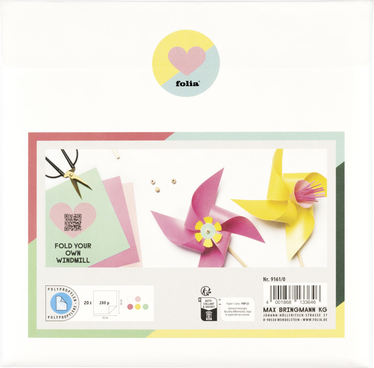 Kunststoff Faltblätter