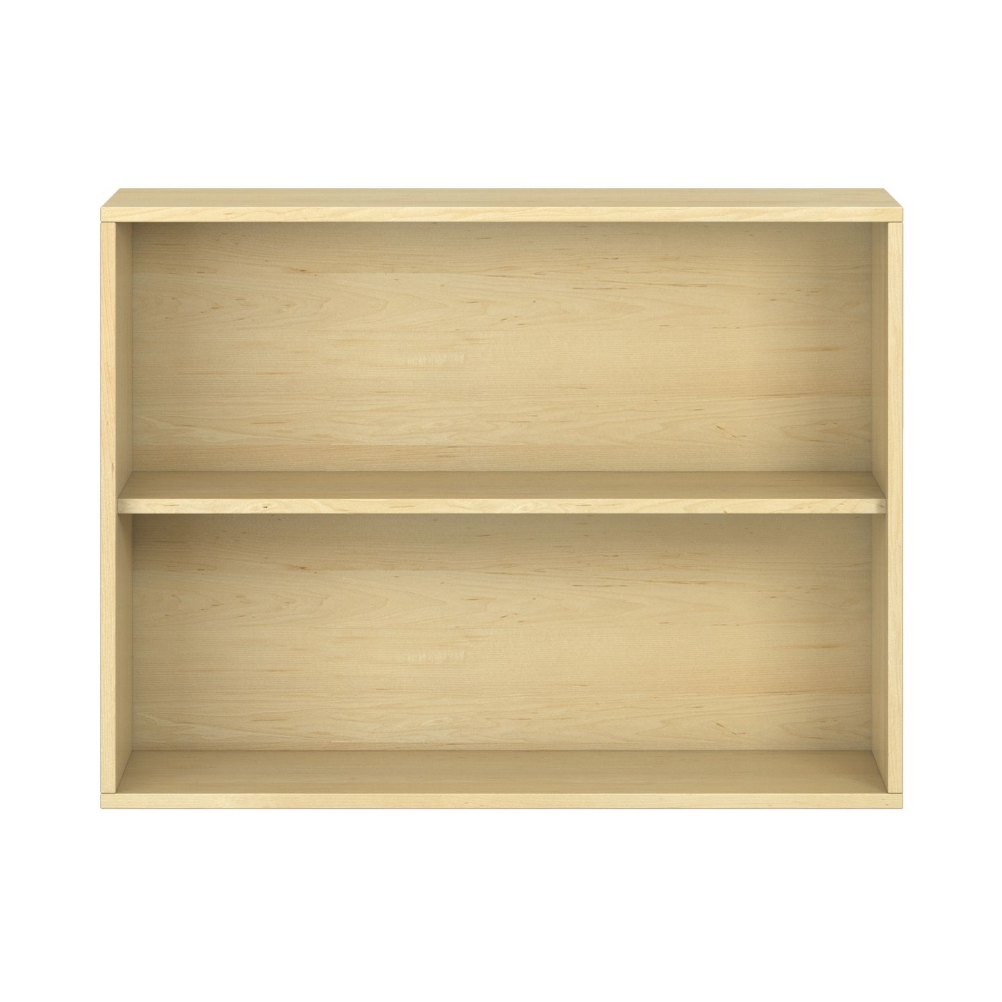 Pureo Regalschrank offen Furnier, mit 1 Einlegeboden, B 100 x H 75 x T 42 cm