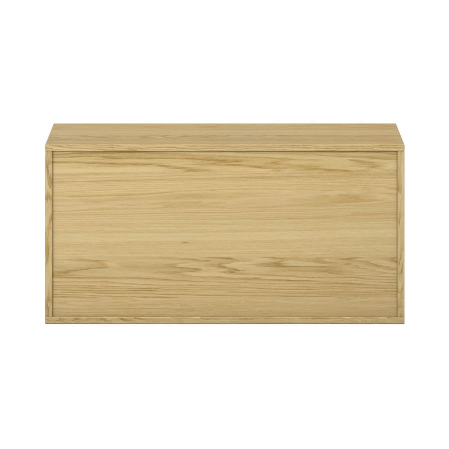 Pureo Regalschrank offen Furnier, B 100 x H 50 x T 42 cm