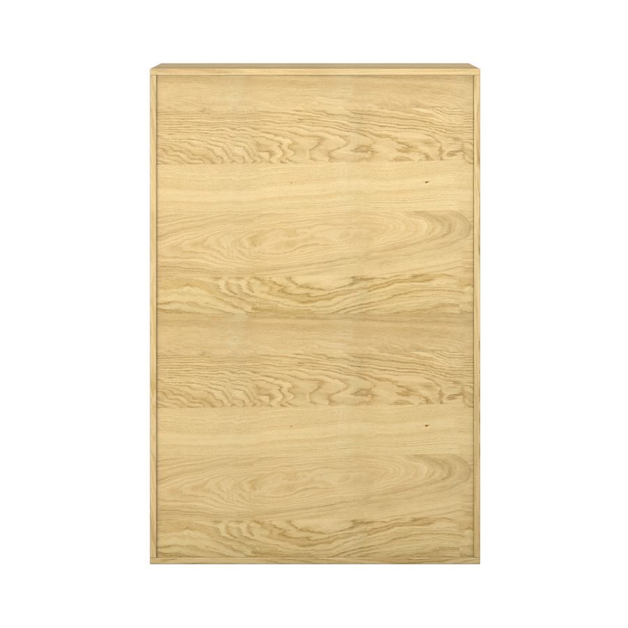 Pureo Doppeltürenschrank Furnier, mit 3 Einlegeböden, B 100 x H 150 x T 60 cm