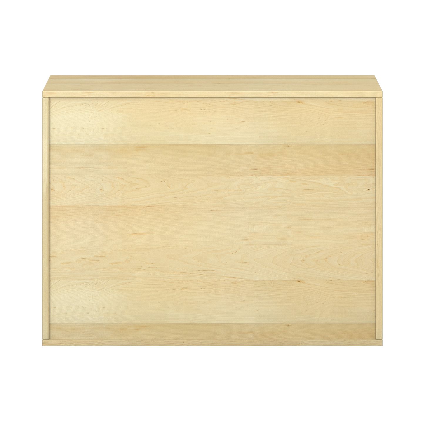 Pureo Materialschrank Furnier mit 16 Kästen, mit 3 Einlegeböden, B 100 x H 75 x T 42 cm