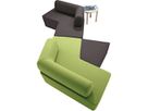 Sofa Bumerang mit Stoffbezug in CW01 Nordischblau, B 200 x Sitzhöhe 42 x T 116 cm