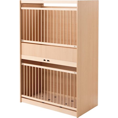 Krippen-Etagenbett mit Gitter