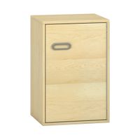 Pureo Türenschrank, Griff links, Scharnier rechts, Furnier
mit 1 Einlegeboden
B 50 x H 75 x T 42 cm