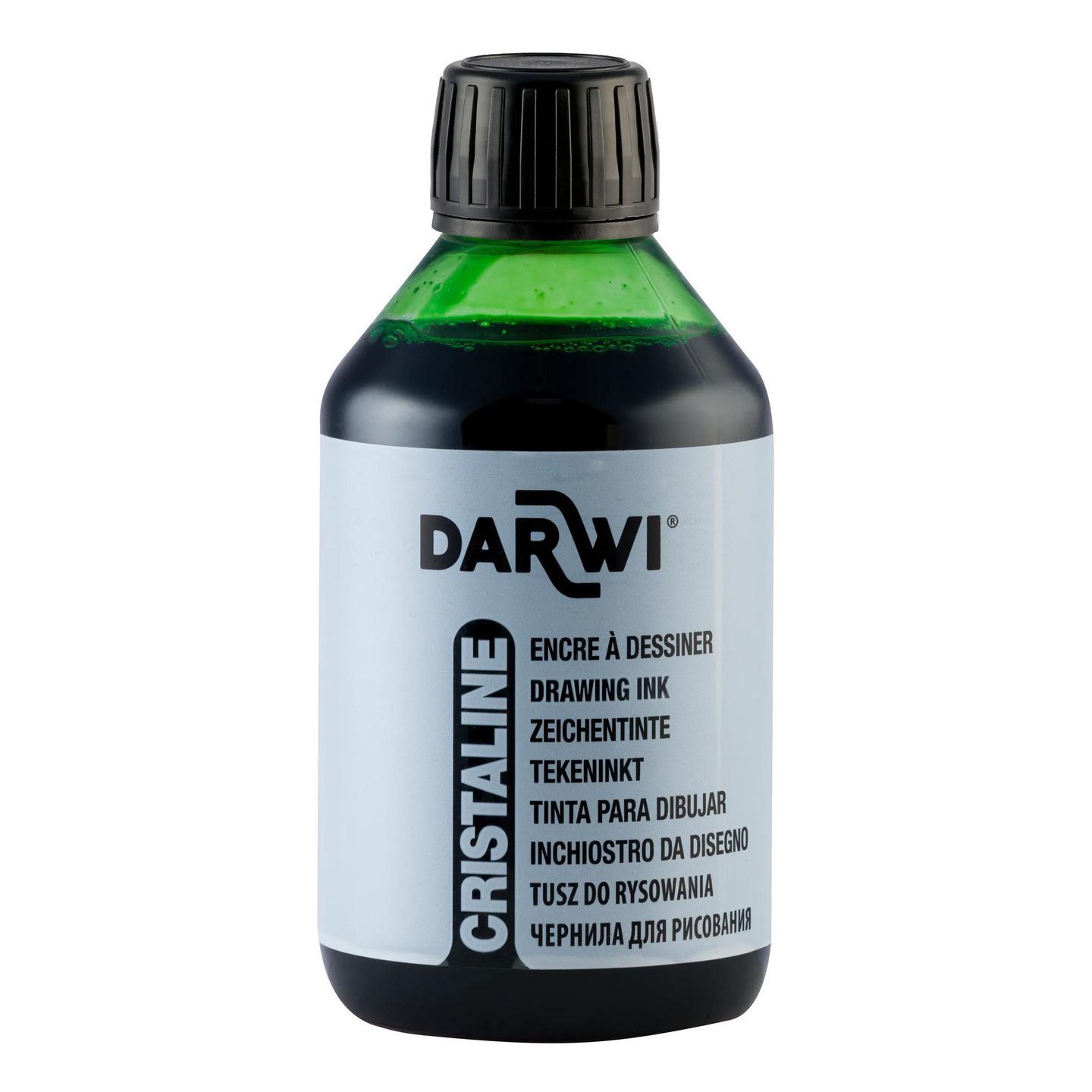 Cristaline Zeichentinte 250 ml hellgrün