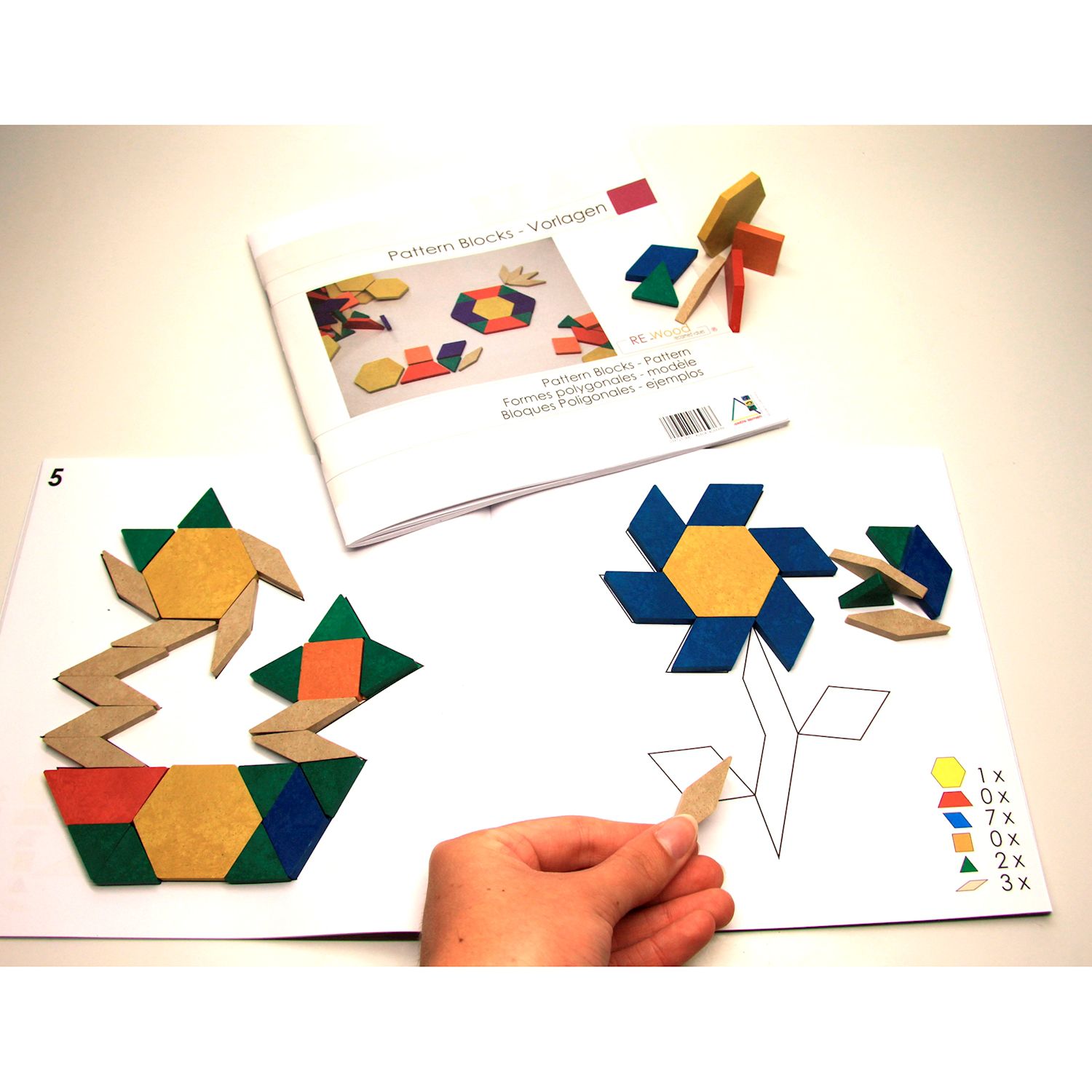 Pattern Blocks 25 Legevorlagen