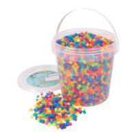 Bügelperlen 5000 Stk. im Eimer, Neon-Mix