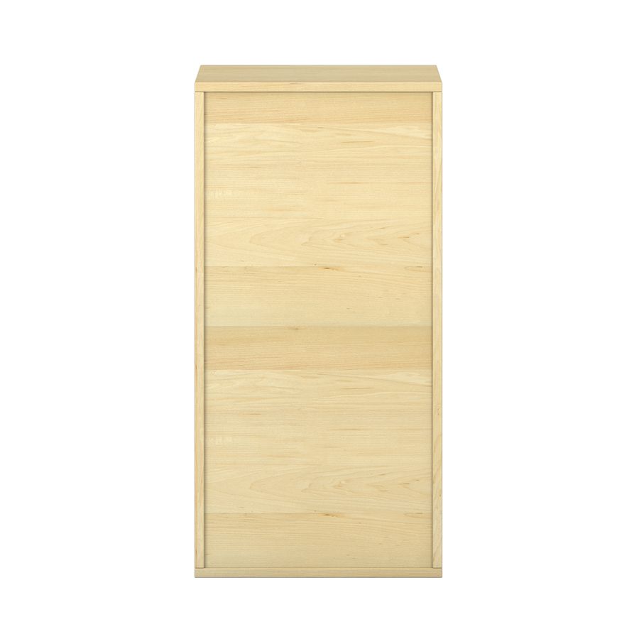 Pureo Türenschrank, Griff rechts, Scharnier links, Furnier mit 2 Einlegeböden B 50 x H 100 x T 42 cm