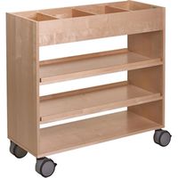 Kreativwagen Buche-Echtholz- Furnier
