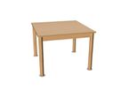 Quadrat-Tisch, B 90 x H 59 x T 90 cm, Buche hell