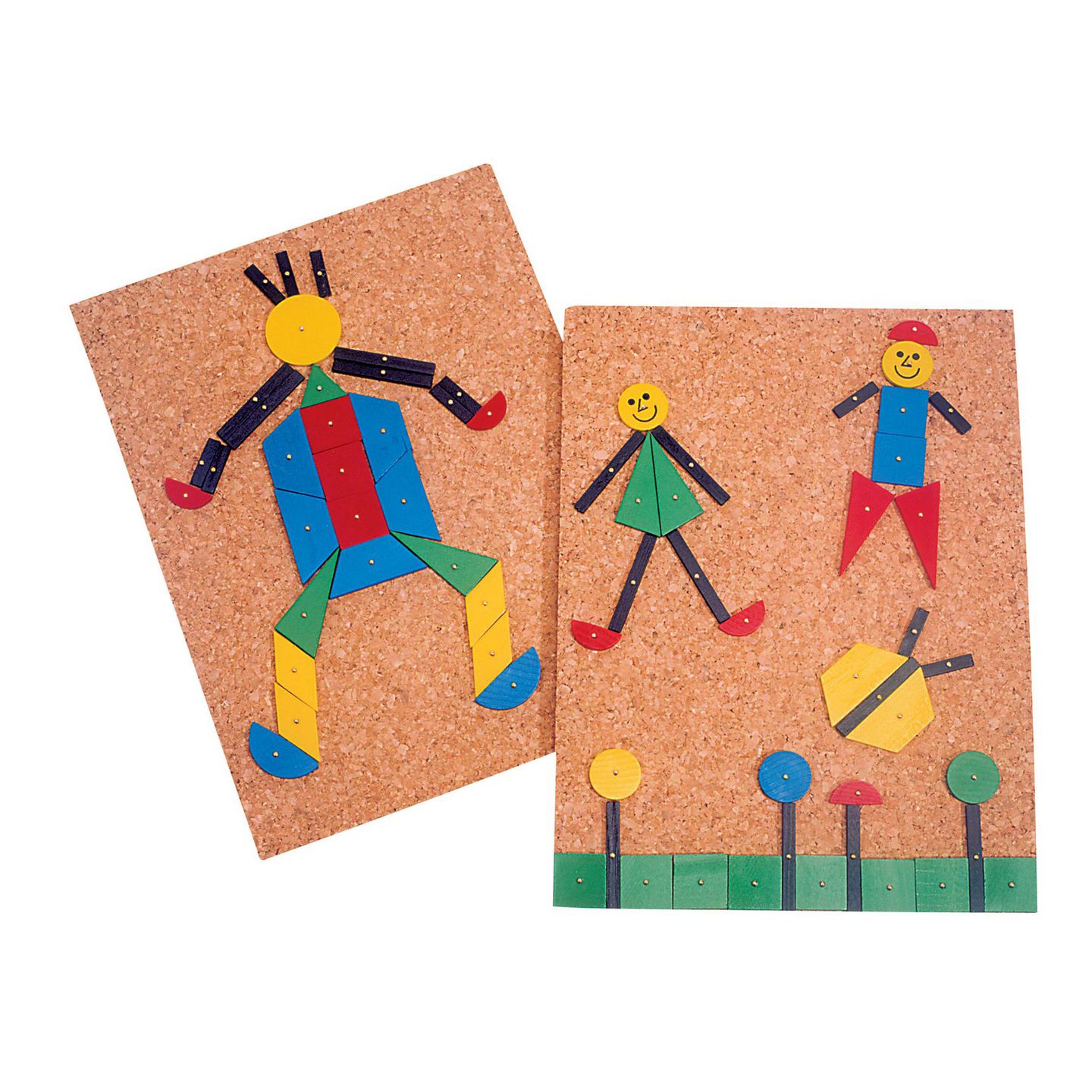 Korkplatten Set 5 Stk., 22,5 x 15 x 1 cm