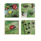 104.105.000 - Lagenpuzzle Marienkäfer, 86 Teile