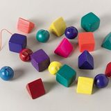 580.9254 - Holzperlen gross, gemischt 550 g, ca. 24 Stück