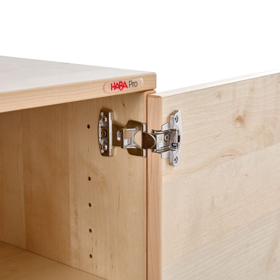 Pureo Doppeltürenschrank Furnier, B 100 x H 50 x T 42 cm