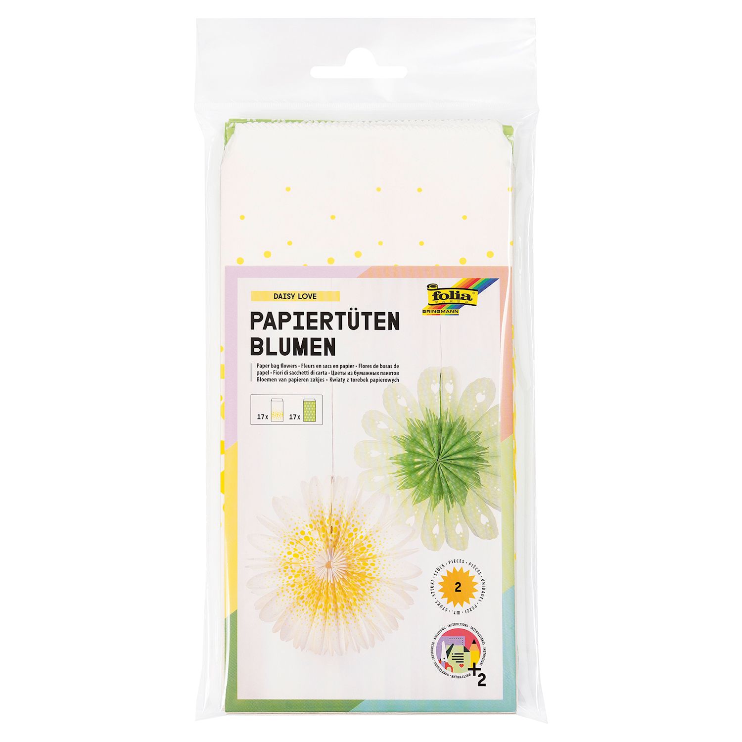 Papiertüten Blumen Daisy Love